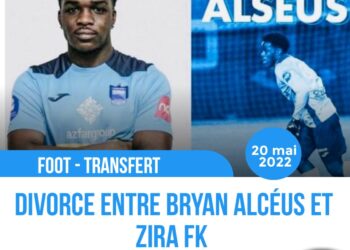 FOOT – TRANSFERTS : C’EST TERMINÉ ENTRE BRYAN ALCÉUS ET FK ZIRA