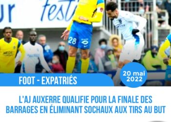 FOOT/ EXPATRIÉS : AJ AUXERRE ET ARCUS CARLENS GARDENT L’ESPOIR DE JOUER LA SAISON PROCHAINE EN LIGUE 1