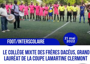 FOOT/COUPE LAMARTINE CLERMONT : LE TROPHÉE DE LA 14E ÉDITION POUR LE COLLÈGE MIXTE DES FRÈRES DACÉUS