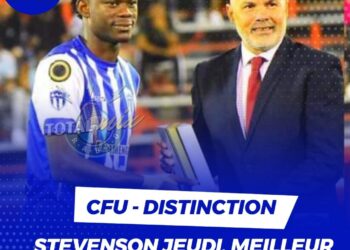 CFU – DISTINCTION : STEVENSON JEUDI, REMPORTE LE TROPHÉE DE MEILLEUR JEUNE JOUEUR