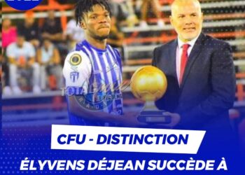 CFU – DISTINCTION : ÉLYVENS DÉJEAN, BALLON D&rsquo;OR CARIBÉEN