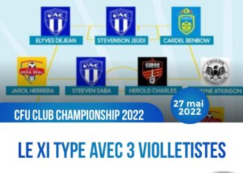 CFU CLUB CHAMPIONSHIP 2022 : TROIS JOUEURS DU VIOLETTE AC DANS LE XI TYPE