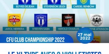 CFU CLUB CHAMPIONSHIP 2022 : TROIS JOUEURS DU VIOLETTE AC DANS LE XI TYPE