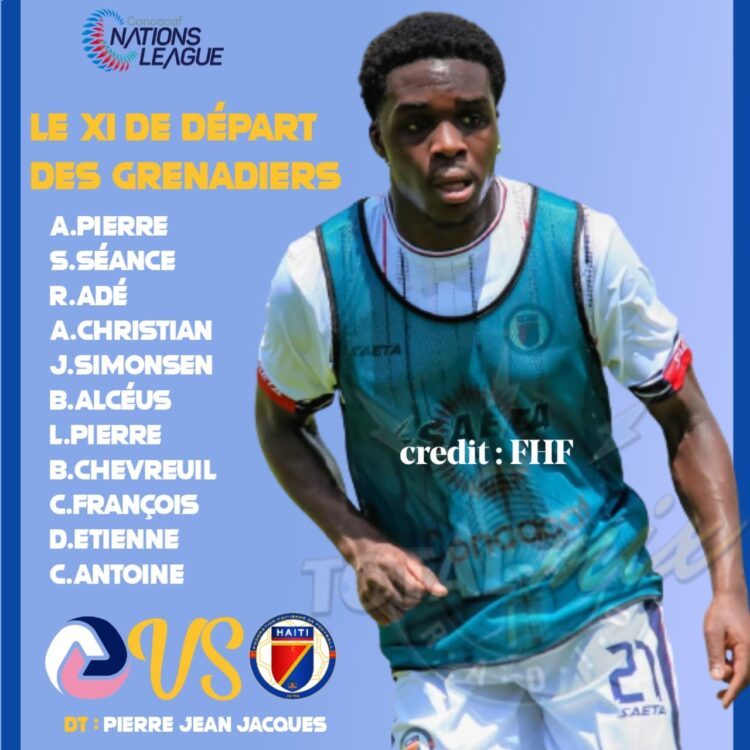 BERMUDES – HAÏTI : LE XI DE DÉPART DES GRENADIERS DÉVOILÉ