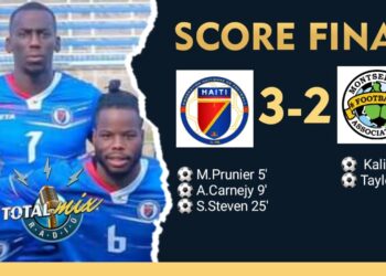 FOOT – LNC 2022 : HAÏTI GAGNE SANS CONVAINCRE FACE À MONTSERRAT