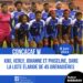 CONCACAF W : KIKI, KERLY, JOHANNE, PHISELINE ET RUTHNY, DANS UNE LISTE DE 45 GRENADIÈRES
