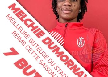 FOOT – DISTINCTIONS : MELCHIE DUMORNAY, MEILLEURE BUTEUSE DE SON ÉQUIPE POUR SA PREMIÈRE SAISON