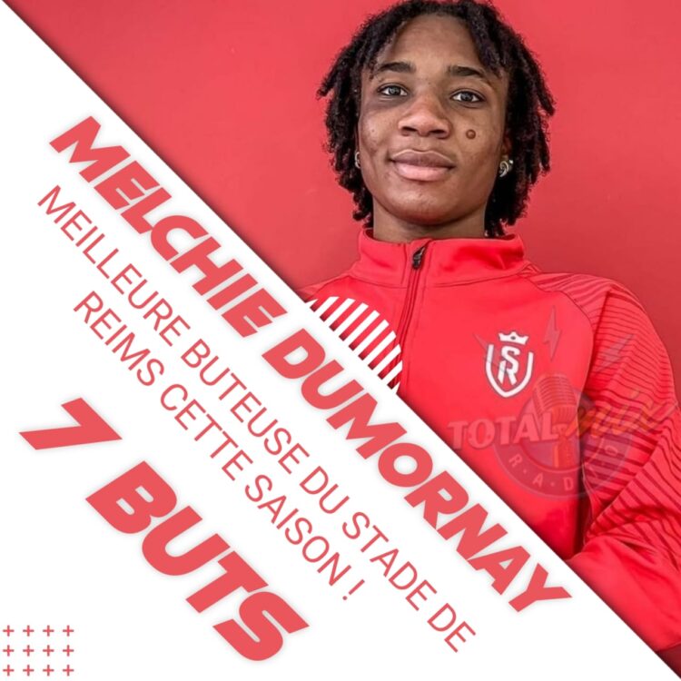 FOOT – DISTINCTIONS : MELCHIE DUMORNAY, MEILLEURE BUTEUSE DE SON ÉQUIPE POUR SA PREMIÈRE SAISON