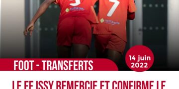 FOOTBALL : LE GPSO ISSY REMERCIE ET CONFIRME LE DÉPART DE BATCHEBA ET ROSELORD