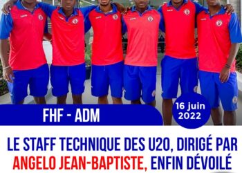 FOOTBALL : LE STAFF TECHNIQUE DES U20, DIRIGÉ PAR ANGELO JEAN-BAPTISTE, ENFIN CONNU