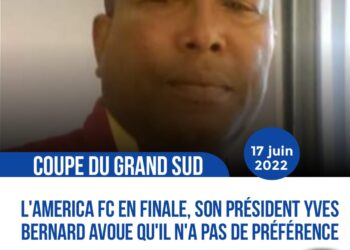 COUPE DU GRAND SUD : POUR LA FINALE, LE PRÉSIDENT DE L&rsquo;AMERICA JEAN YVES BERNARD N&rsquo;A PAS DE PRÉFÉRENCE
