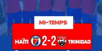 CONCACAF U2O / HAÏTI VS TRINIDAD : SCORE DE PARITÉ À LA MI-TEMPS