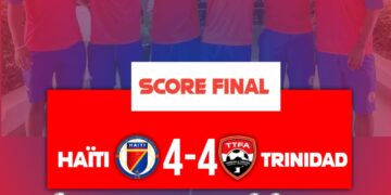 CONCACAF U20 : HAÏTI SAUVE UN MATCH NUL (4-4) SPECTACULAIRE FACE À TRINIDAD