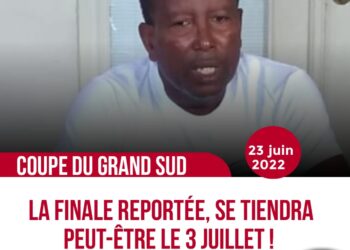 COUPE DU GRAND SUD : AMERICA VS PALOMA, LA FINALE EST REPORTÉE, SELON YVES BERNARD