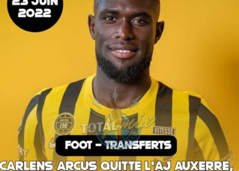 FOOT – TRANSFERTS / OFFICIEL : CARLENS ARCUS QUITTE L’AJ AUXERRE ET REJOINT VITESSE ARNHEM