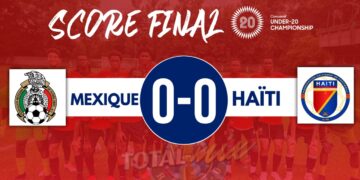 CONCACAF U20 : LE MEXIQUE SAUVÉ IN EXTREMIS FACE À HAÏTI