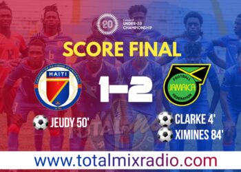 CONCACAF U20 : AVEC L’AIDE D’IVAN BARTON, LA JAMAÏQUE ÉLIMINE HAÏTI (2-1)