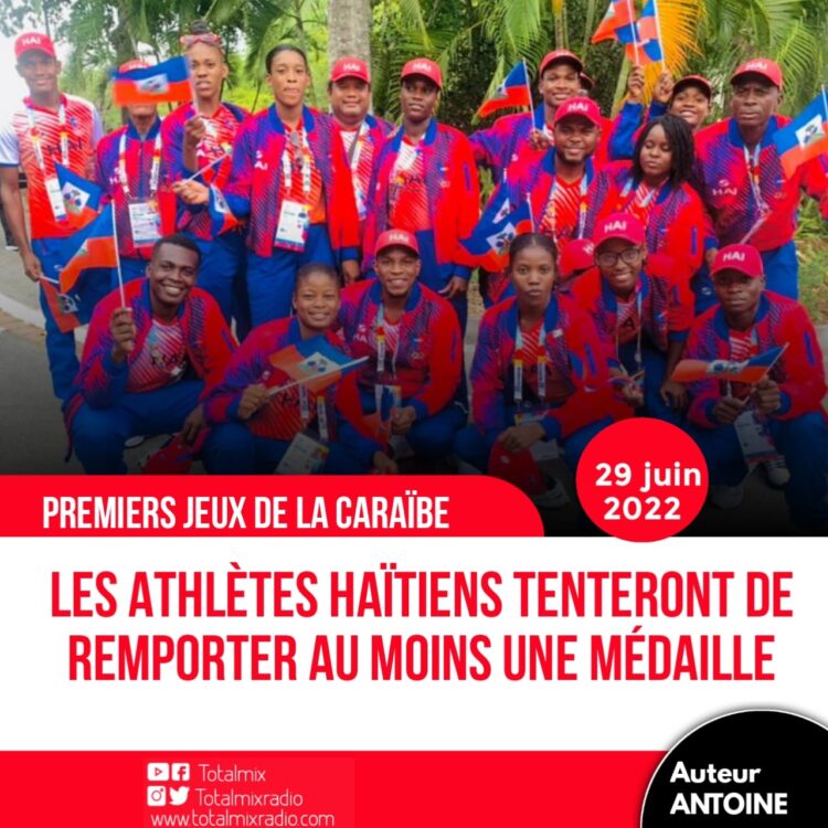PREMIERS JEUX DE LA CARAÏBE : DOUZE ATHLÈTES HAÏTIENS Y PARTICIPENT