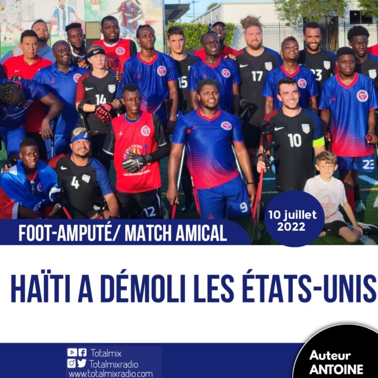 FOOTBALL – PRÉPARATION : LES HAÏTIENS SANS PITIÉ POUR LES AMÉRICAINS.