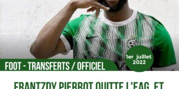 FOOT – TRANSFERTS / OFFICIEL : FRANTZDY PIERROT QUITTE L’EAG, ET S’ENGAGE AVEC LE MACCABI HAIFA