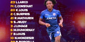 CONCACAF W : USA – HAÏTI : LE XI DE DÉPART DES GRENADIÈRES DÉVOILÉ