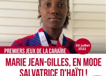 PREMIERS JEUX DE LA CARAÏBE : HAÏTI PREND LA 16E PLACE GRÂCE À MARIE JEAN-GILLES