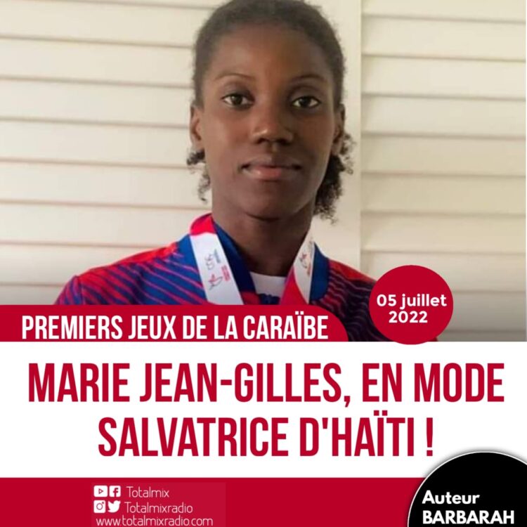 PREMIERS JEUX DE LA CARAÏBE : HAÏTI PREND LA 16E PLACE GRÂCE À MARIE JEAN-GILLES