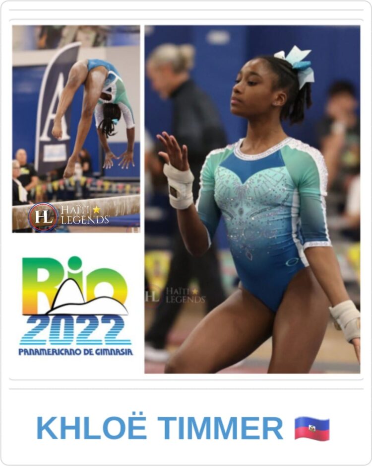 GYMNASTIQUE ARTISTIQUE : KHLOË ANN TIMMER REPRÉSENTE HAÏTI AU PAN AMERICAN CHAMPIONSHIPS AU BRÉSIL