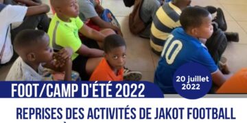 FOOT/CAMP D’ÉTÉ : JAKOT FOOTBALL PASSION REPREND SES ACTIVITÉS