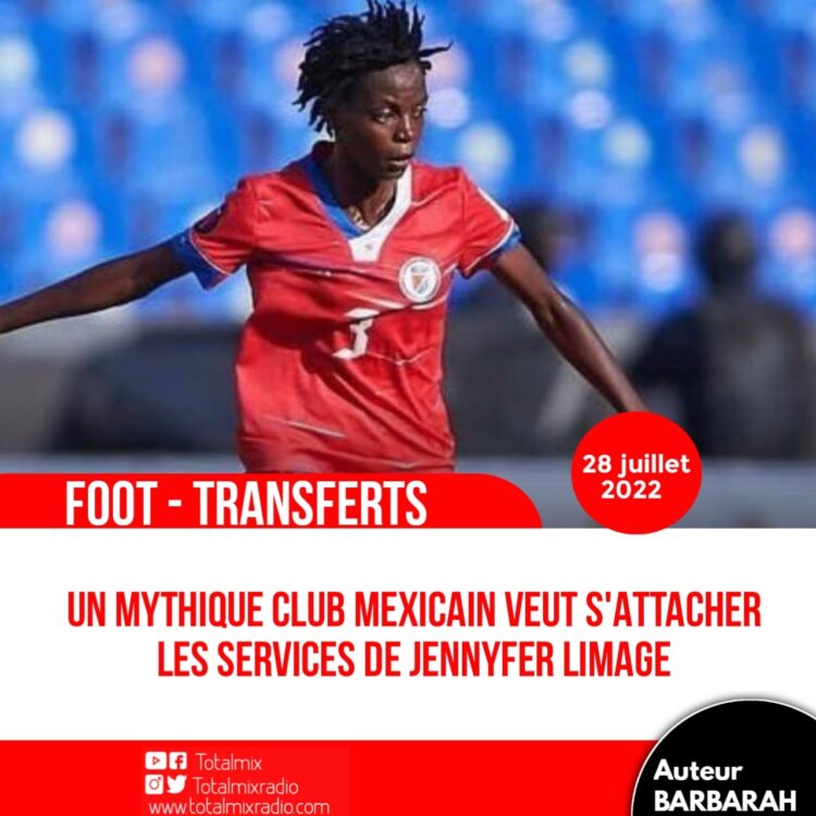 FOOT – TRANSFERTS : JENNYFER LIMAGE CONTACTÉE PAR UN MYTHIQUE CLUB MEXICAIN !