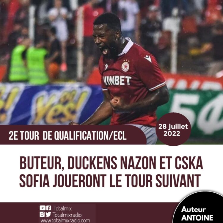 EUROPA LIGUE CONFÉRENCE : CSKA SOFIA QUALIFIÉ, DUCKENS NAZON BUTEUR
