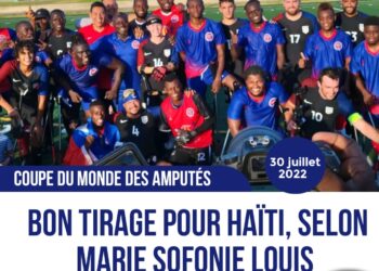 COUPE DU MONDE DES AMPUTÉS : UN BON TIRAGE, SELON MARIE SOFONIE LOUIS