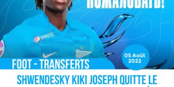 FOOT – TRANSFERTS : SHWENDESKY KIKI JOSEPH QUITTE LE RUBIN KAZAN ET S’ENGAGE AVEC LE ZÉNITH SAINT-PETERSBOURG
