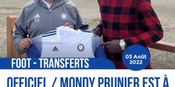 FOOT – TRANSFERTS – OFFICIEL : MONDY PRUNIER QUITTE LE FC ROUEN ET S’ENGAGE AVEC L’ÉQUIPE DU FC VERSAILLES