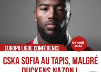 EUROPA CONFERENCE LEAGUE : MALGRÉ NAZON, LE CSKA SOFIA BATTU À DOMICILE