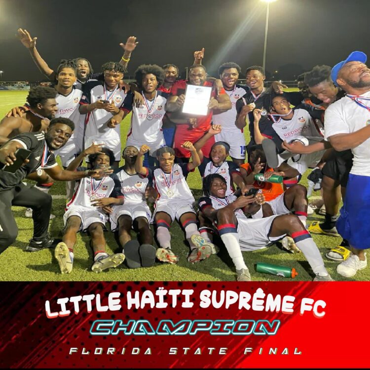 PRÉSENTÉE COMME LA PLUS GRANDE ÉQUIPE DE JEUNE DE LA FLORIDE, LA PERFORMANCE CONTRE L’ATHLETICO D’ORLANDO A ATTRIBUÉ UNE NOUVELLE RAYURE AU LITTLE HAÏTI SUPRÊME FC