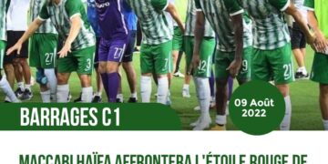 FOOT – EXPATRIÉS : PIERROT ET MACCABI HAÏFA AFFRONTENT L’ÉTOILE ROUGE DE BELGRADE POUR UNE PLACE EN C1