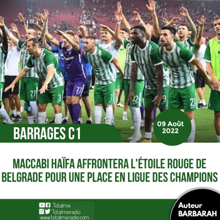FOOT – EXPATRIÉS : PIERROT ET MACCABI HAÏFA AFFRONTENT L’ÉTOILE ROUGE DE BELGRADE POUR UNE PLACE EN C1