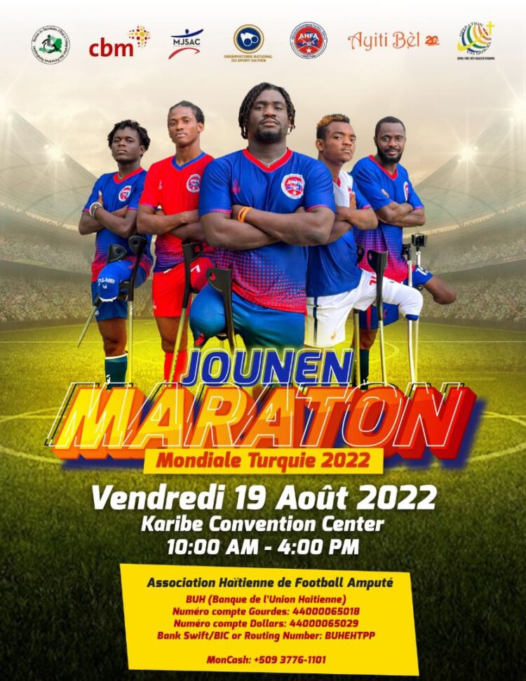 FOOTBALL AMPUTÉ : UNE COLLECTE DE FONDS POUR VENIR EN AIDE À LA SÉLECTION NATIONALE