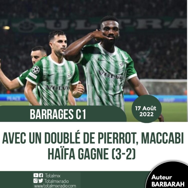 BARRAGES C1 : AVEC UN DOUBLÉ DE PIERROT, MACCABI HAÏFA ASSURE L’ESSENTIEL FACE À L’ÉTOILE ROUGE DE BELGRADE