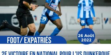 FOOT – EXPATRIÉS : L’USL DUNKERQUE DE LEVERTON PIERRE ENREGISTRE UNE 2E VICTOIRE