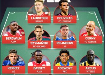 FOOTBALL : CARLENS ARCUS, MEMBRE DU XI TYPE DE LA 5E JOURNÉE AUX PAYS-BAS