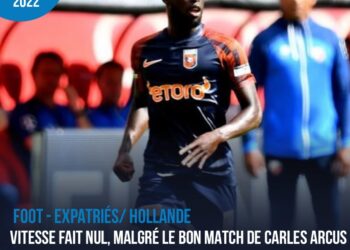 FOOT – EXPATRIÉS/ PAYS-BAS : LE VITESSE D’ARCUS ACCROCHÉ PAR FC VOLENDAM
