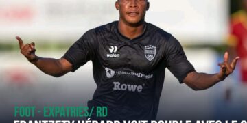 FOOT – EXPATRIÉS/ RD : AVEC UN DOUBLÉ, FRANTZETY HÉRARD GUIDE SON CLUB À LA VICTOIRE
