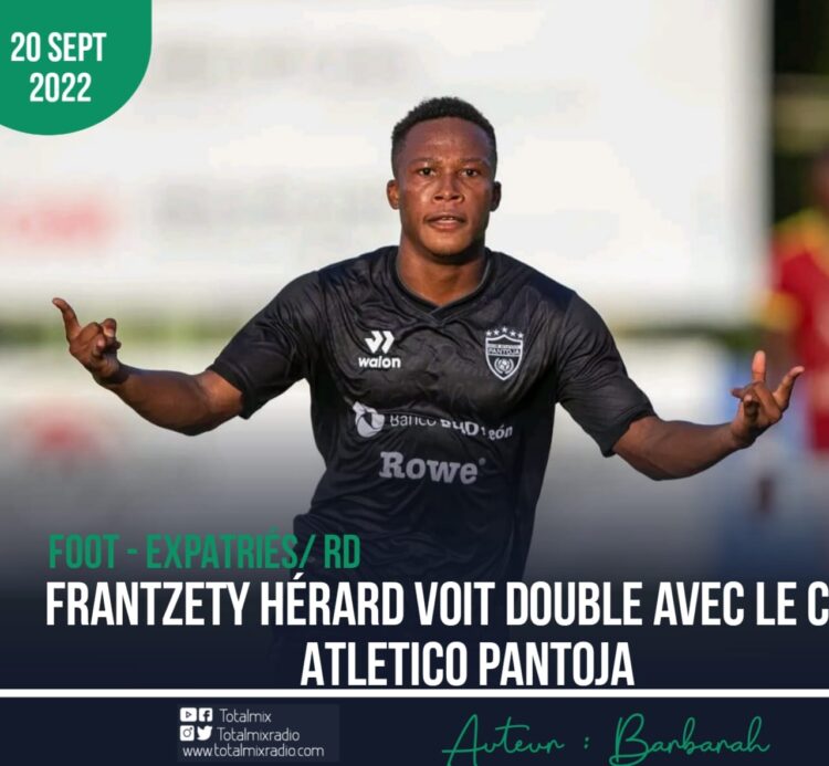 FOOT – EXPATRIÉS/ RD : AVEC UN DOUBLÉ, FRANTZETY HÉRARD GUIDE SON CLUB À LA VICTOIRE