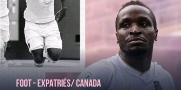 FOOT – EXPATRIÉS : ANDREW JEAN-BAPTISTE, ÉLU JOUEUR DE LA SEMAINE AU CANADA