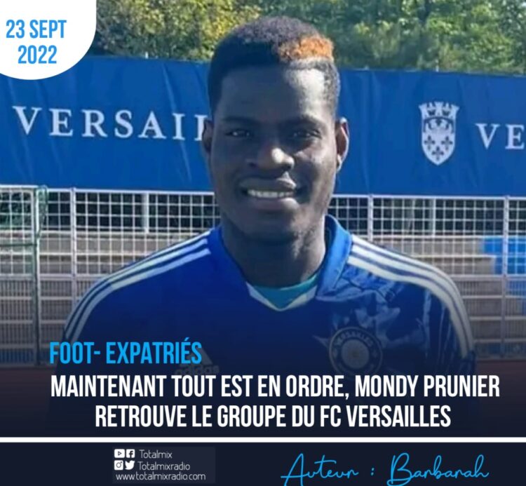 FOOT – EXPATRIÉS/ FRANCE : MONDY PRUNIER IS BACK