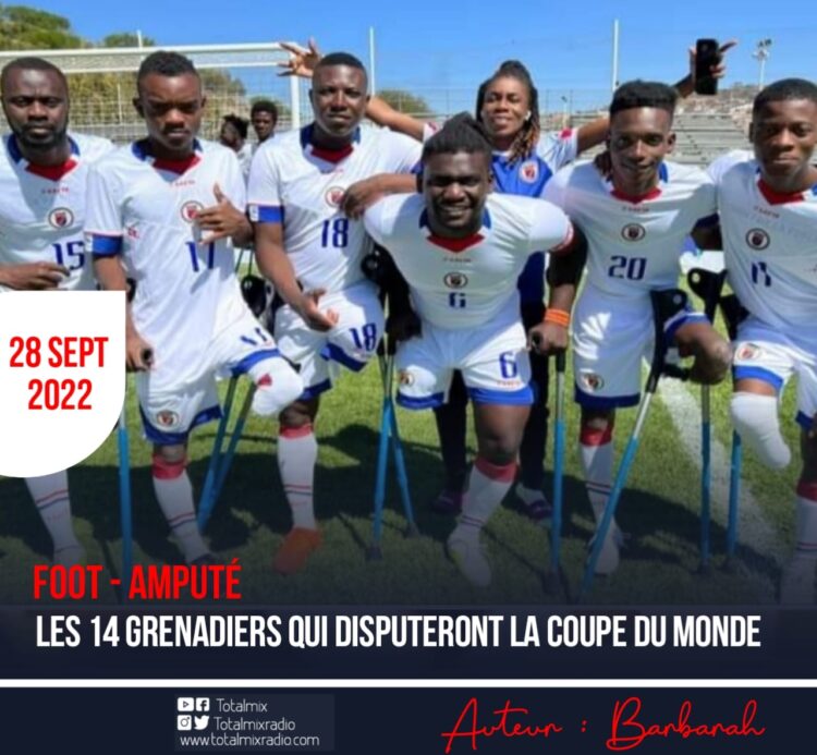 CDM – AMPUTÉE : LES 14 GRENADIERS RETENUS PAR ROCHENEL PIERRE