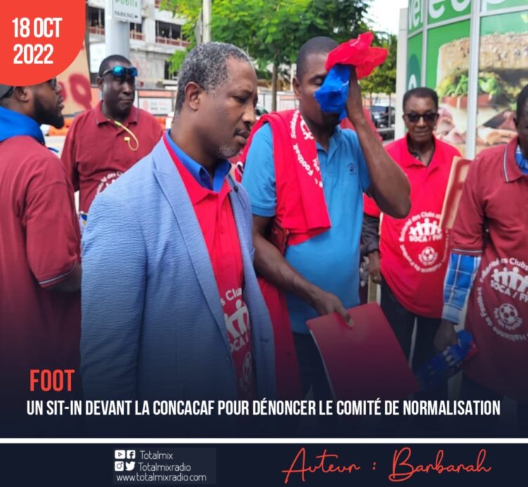FOOTBALL : UN SIT-IN DEVANT LA CONCACAF POUR DÉNONCER LE COMITÉ DE NORMALISATION
