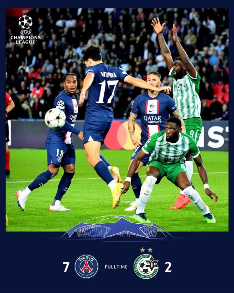 LDC 2022 : MALGRÉ FRANTZDY PIERROT, LE MACCABI HAÏFA S’EST FAIT HUMILIER À PARIS